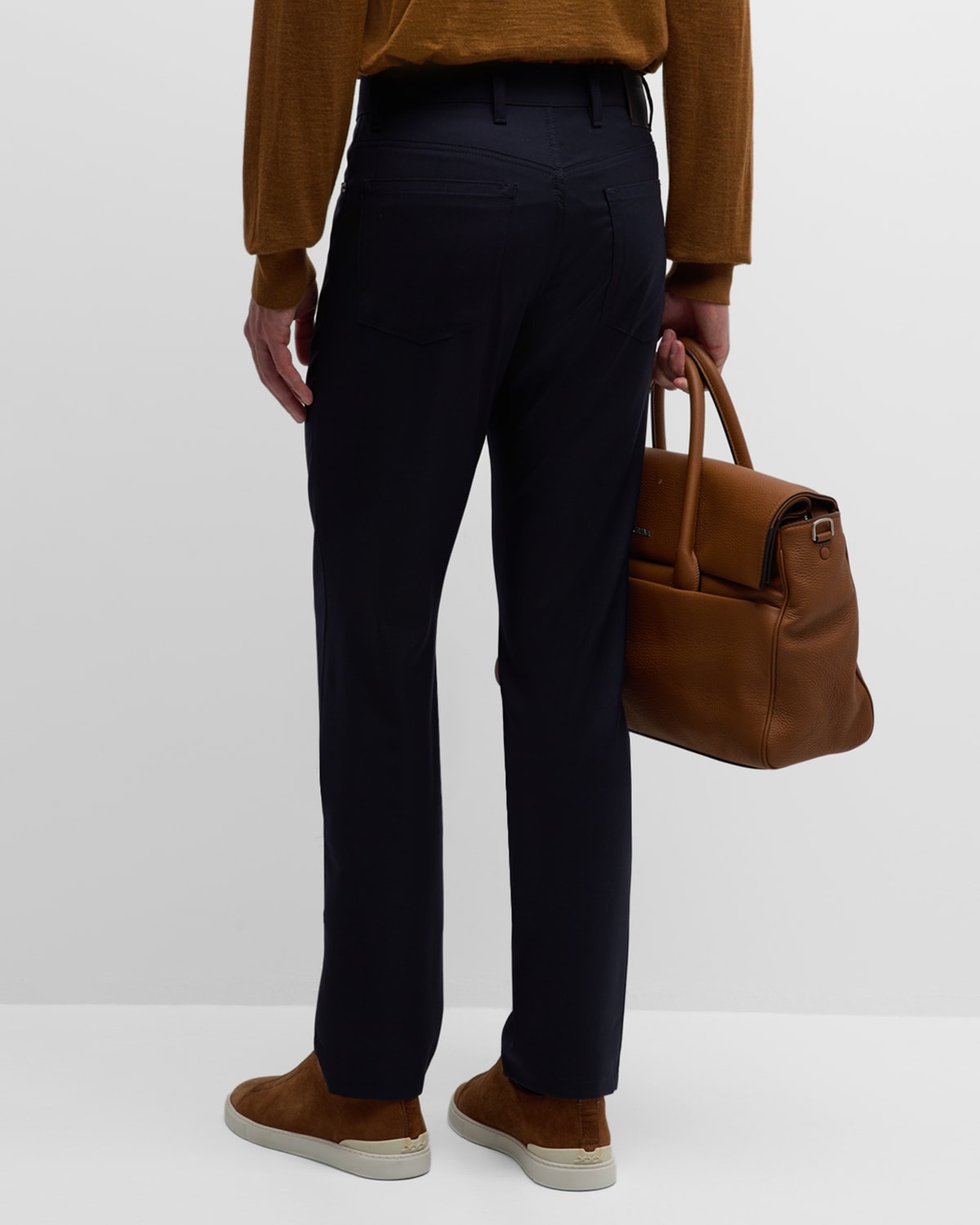 Men's Natural Comfort Wool 5-Pocket Pants - 3