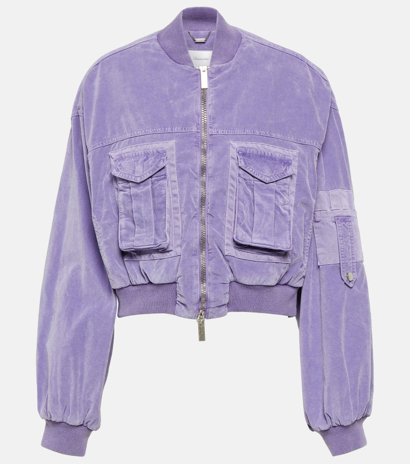 Velvet bomber jacket 1