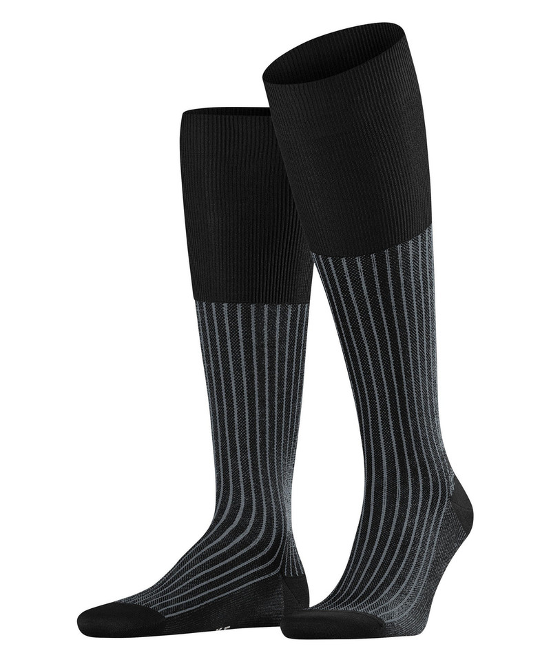 Oxford Stripe Men Knee-high socks 1