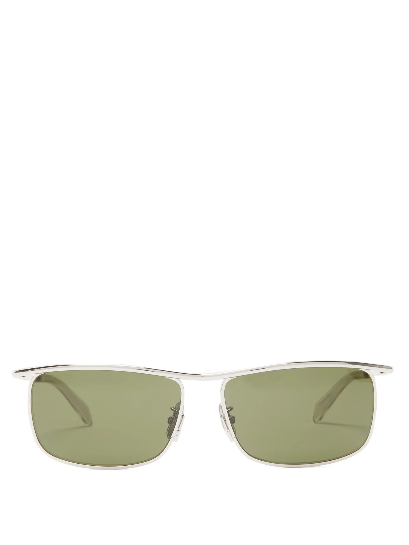 Square metal sunglasses - 1