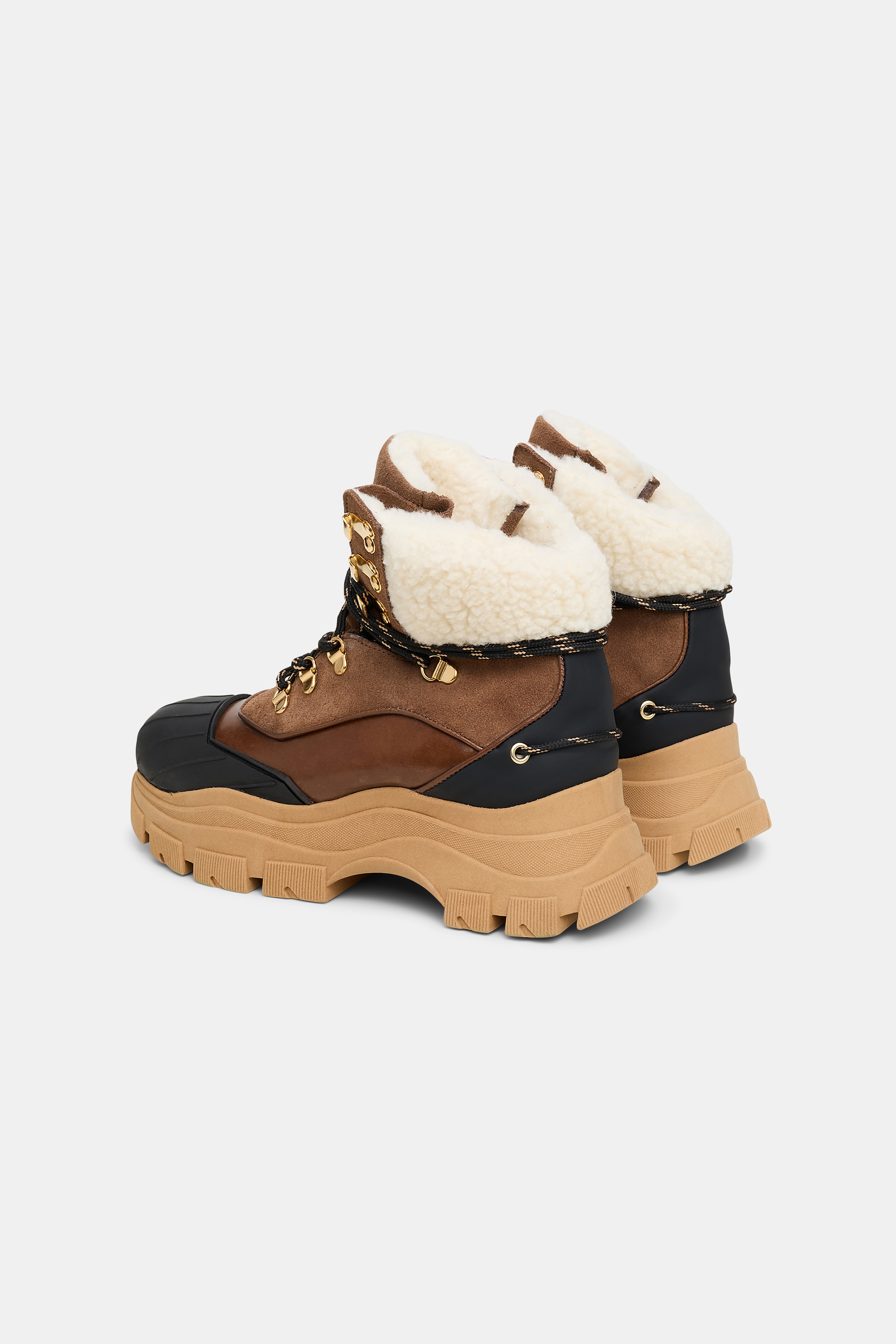 SPORTY SHEARLING duck boot - 9
