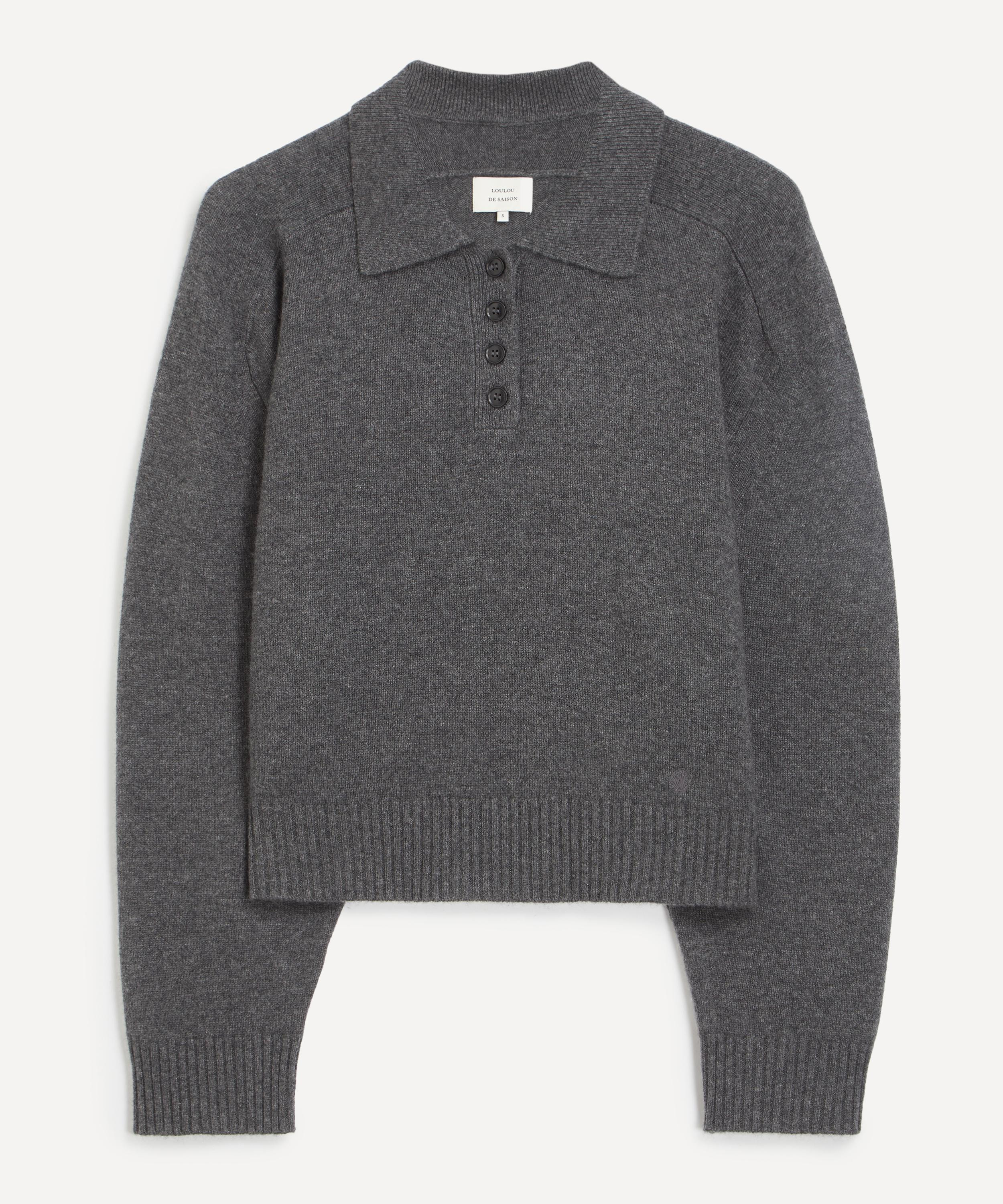 Homere Cashmere Polo Jumper - 1