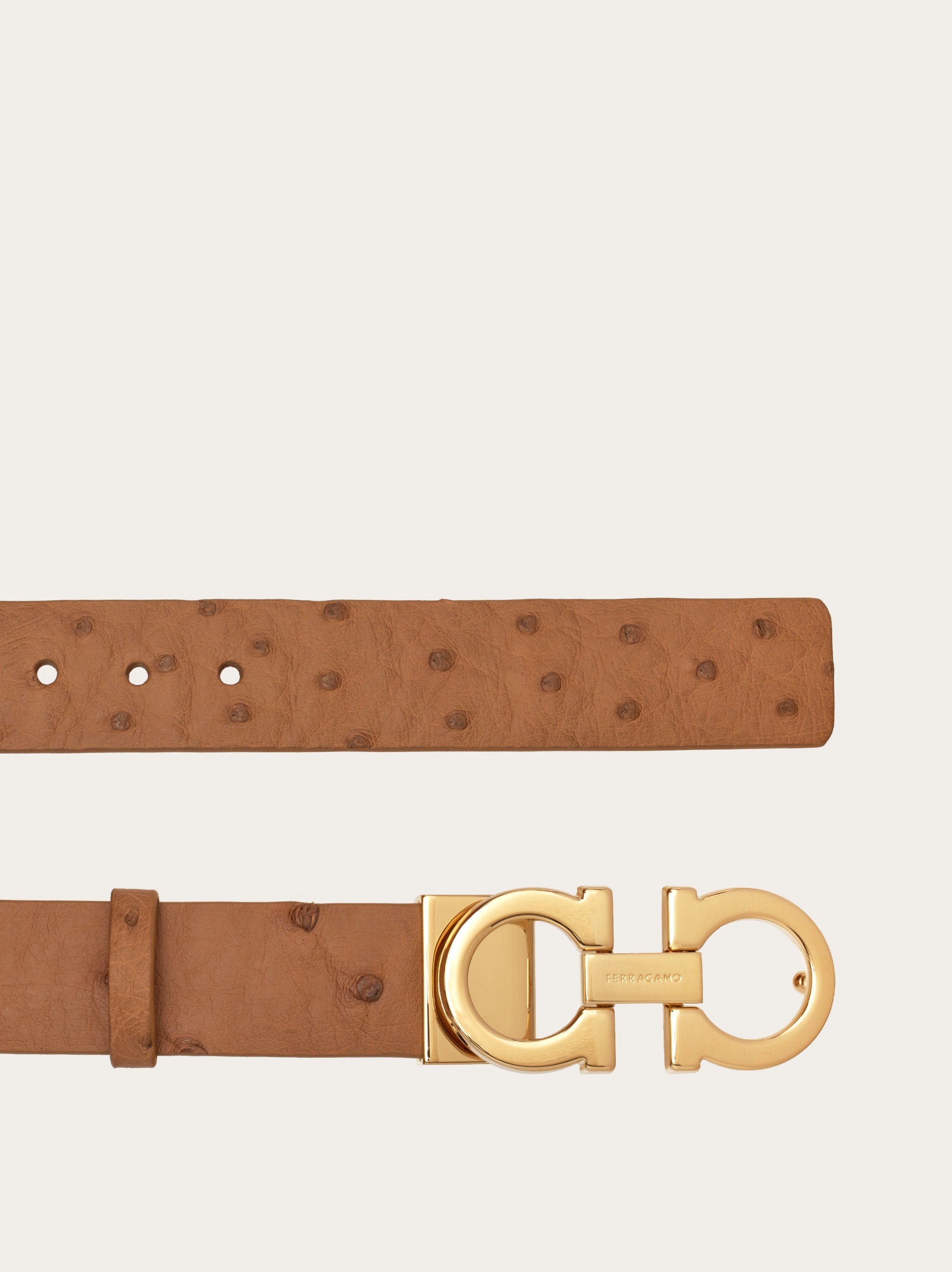 Adjustable Gancini belt - 2