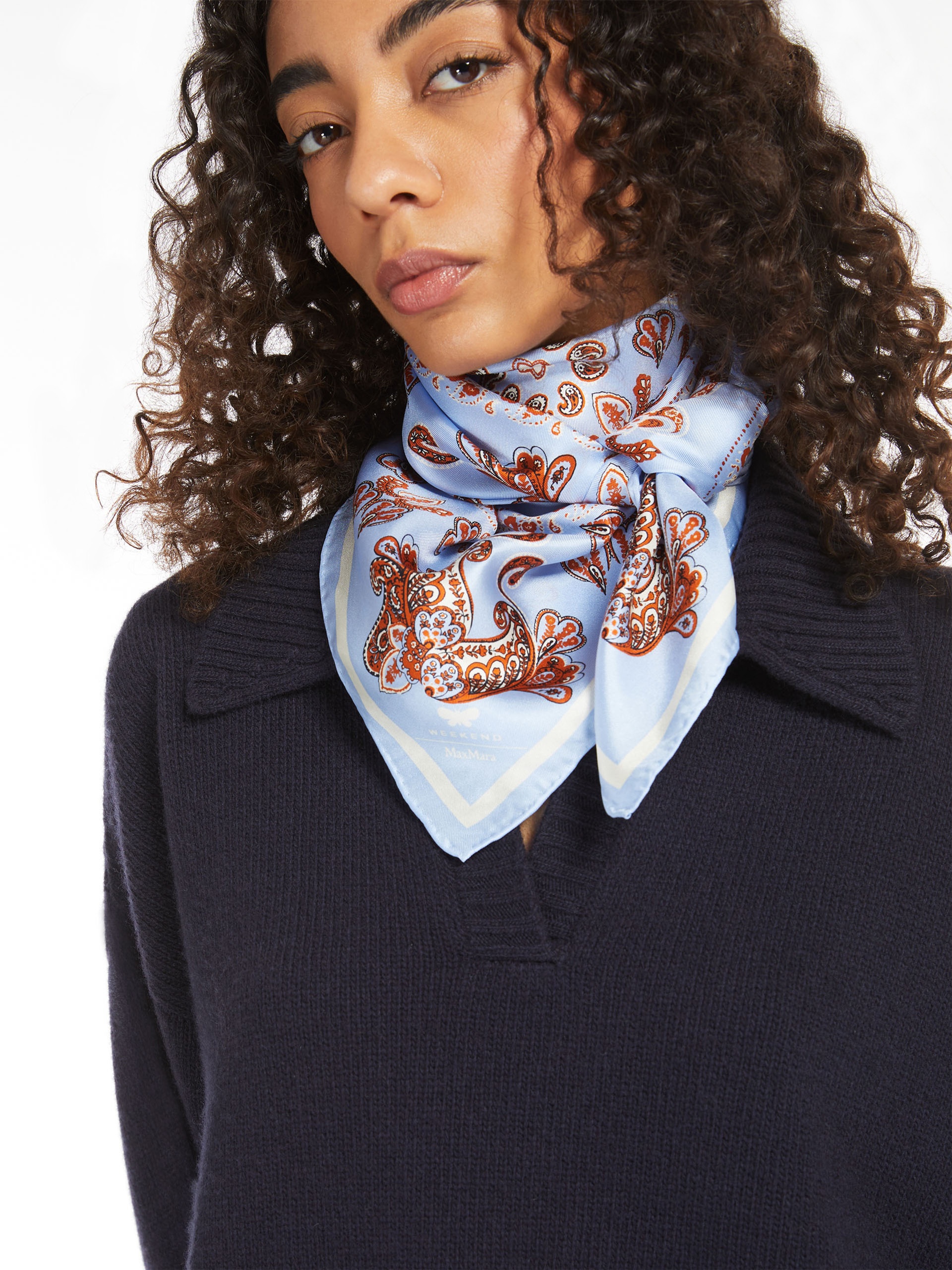 ONESTO Printed silk maxi pocket square - 4