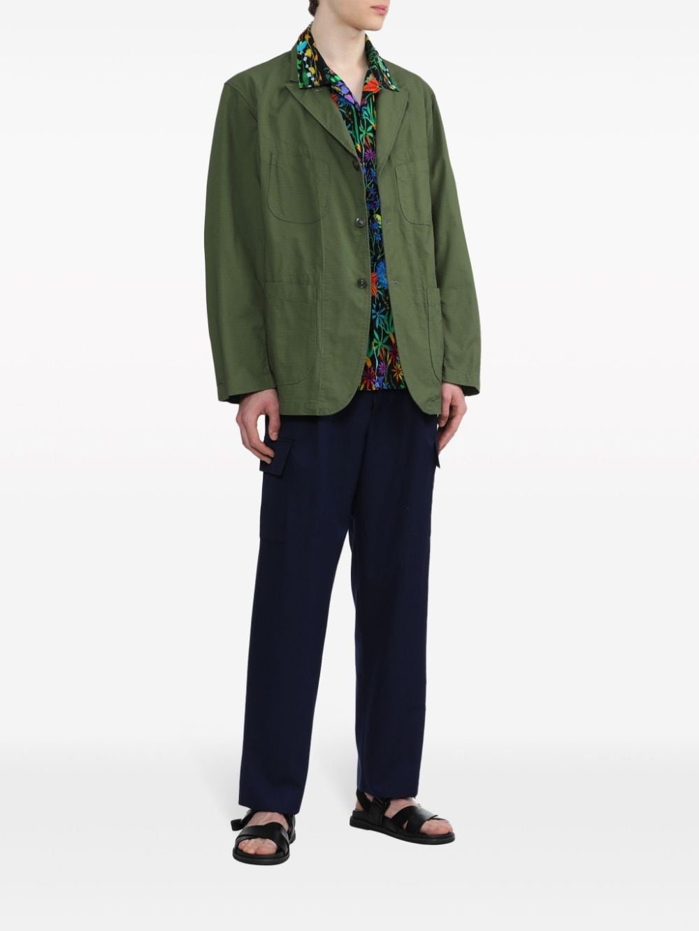 Ripstop Bedford single-breasted blazer - 2