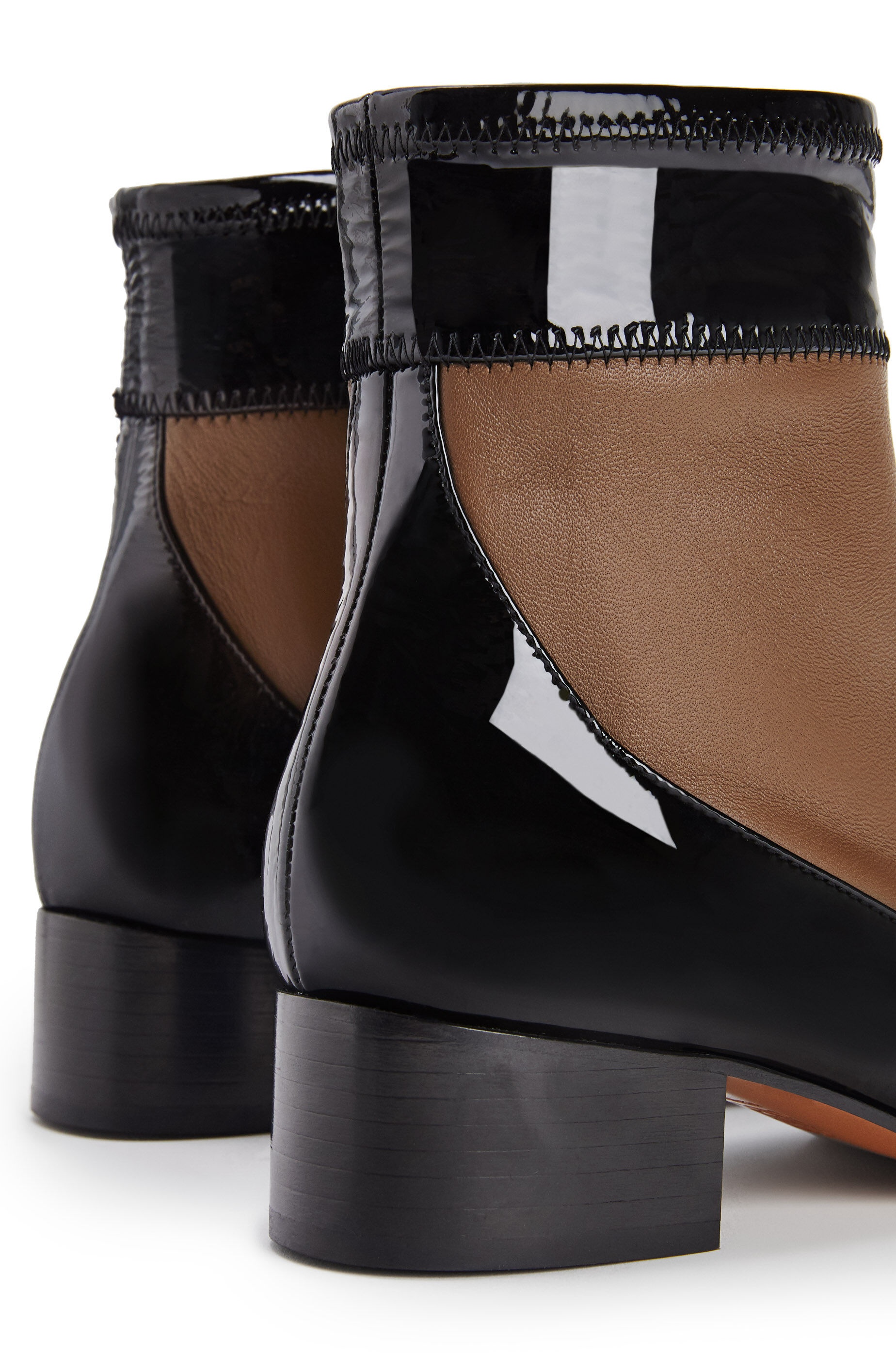 Stretch ankle boot 40 in lambskin and calfskin - 4