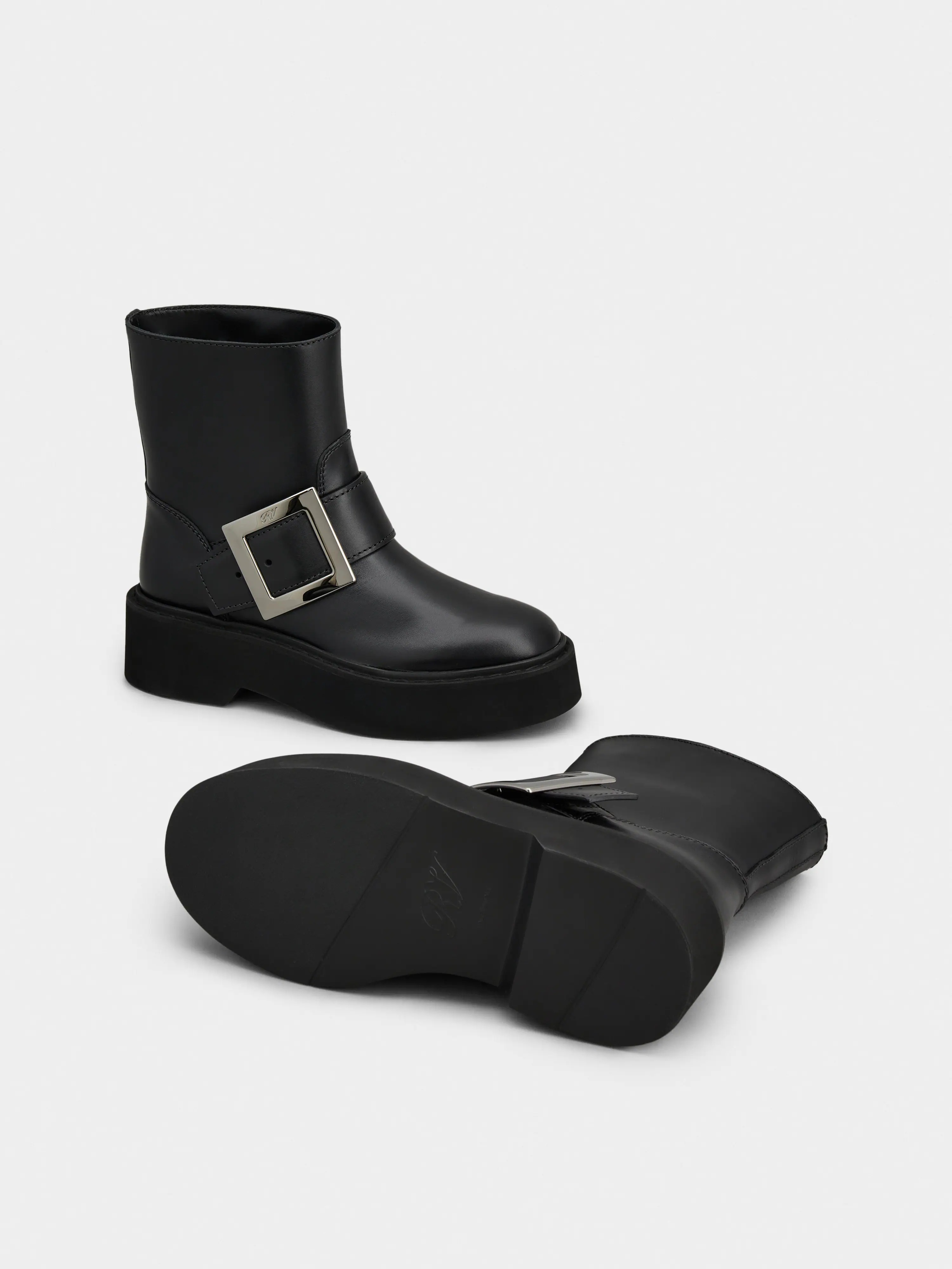 Viv' Rangers Biker Booties in leather - 6