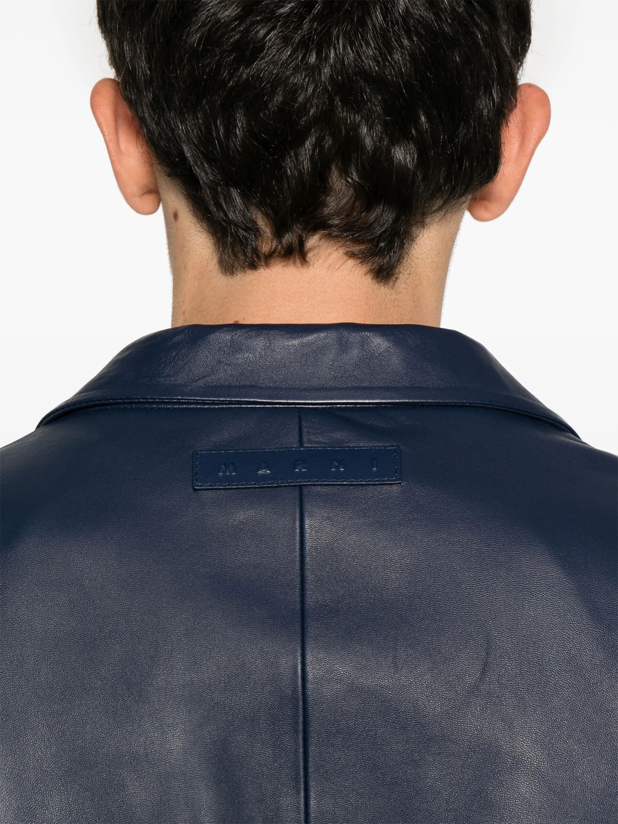 leather blazer - 5