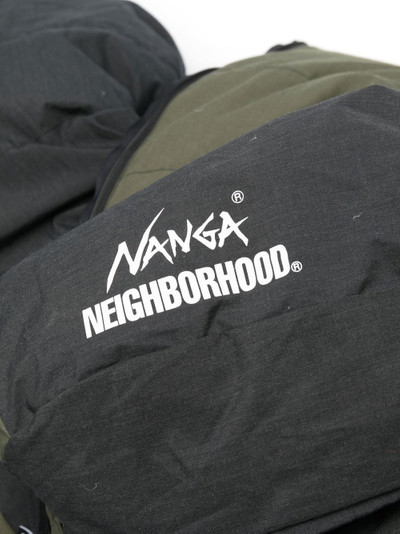 NEIGHBORHOOD x Nanga Takibi printed sleeping bag outlook