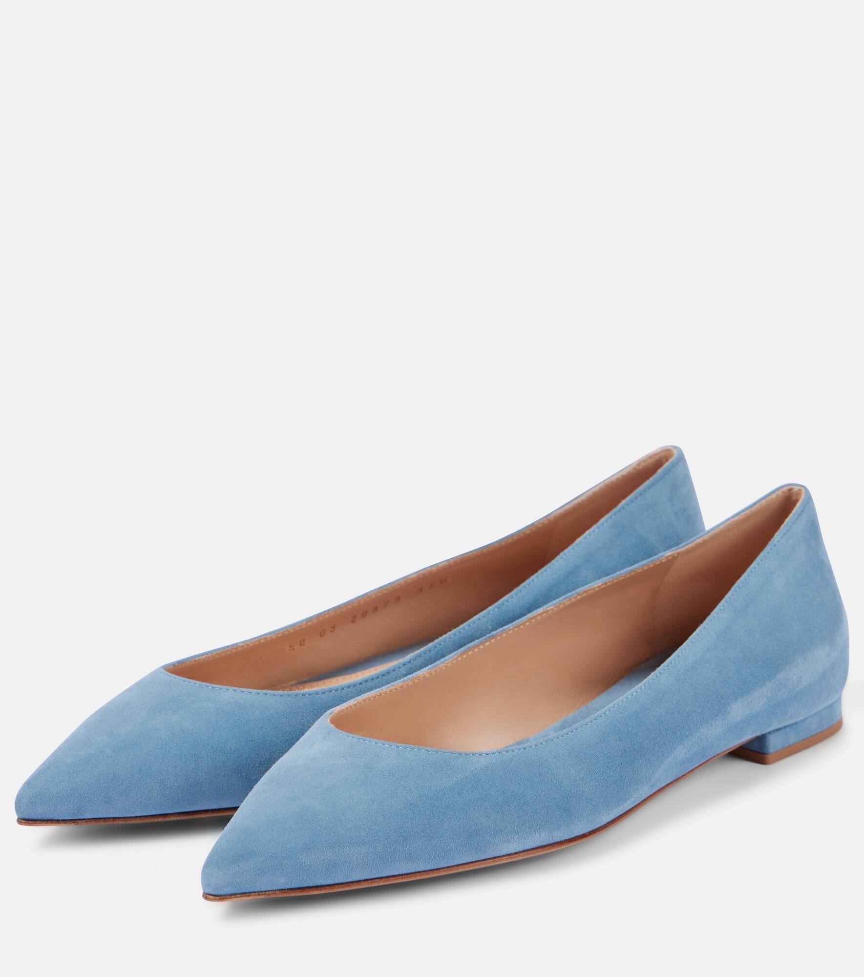 Suede ballet flats - 5