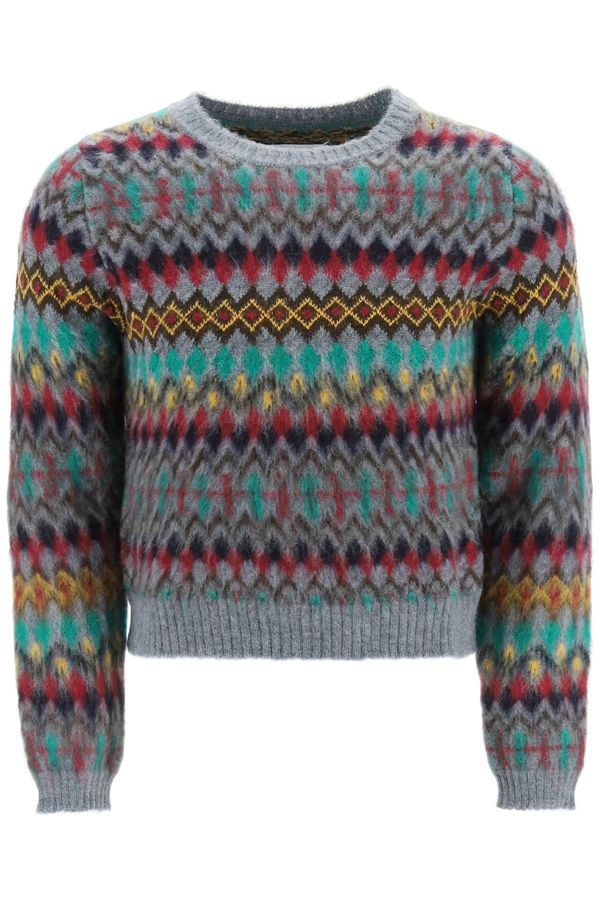 FAIR-ISLE WOOL SWEATER - 1