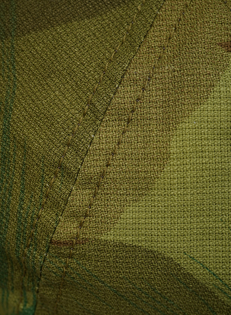 40's US Army Cap Fade Cloth in Green Camo 4