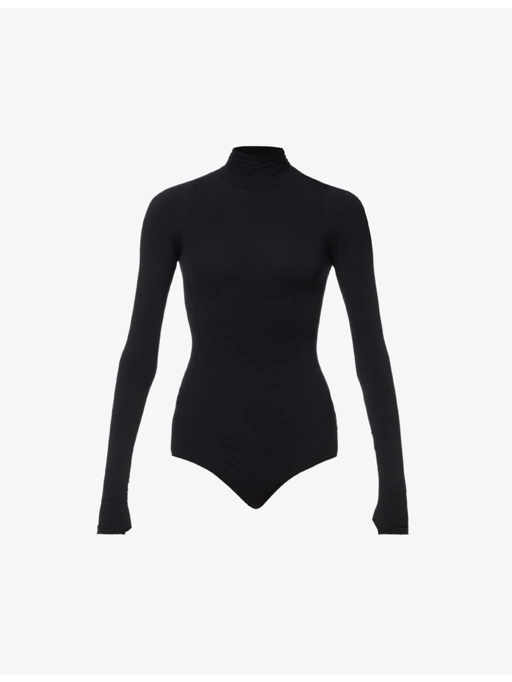 Ballet thumbhole-detail stretch-woven body - 1