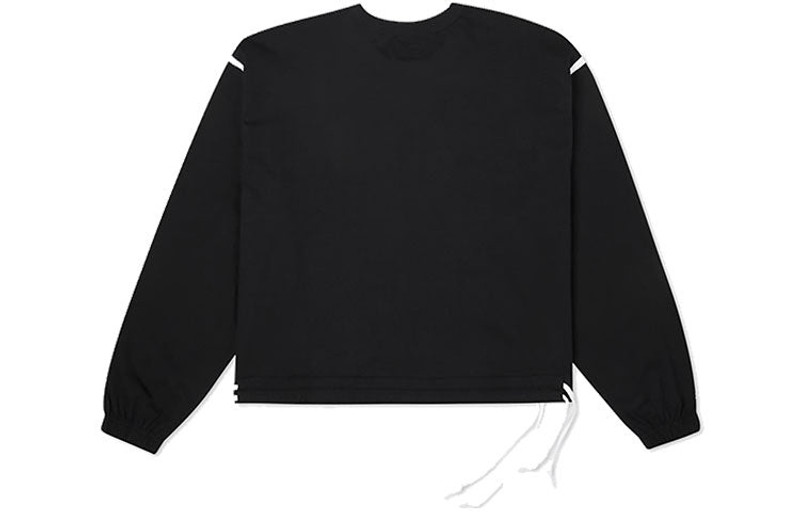Converse (WMNS) Converse Converse Long Sleeve Jersey Crew 'Black' 10022827-A01 outlook
