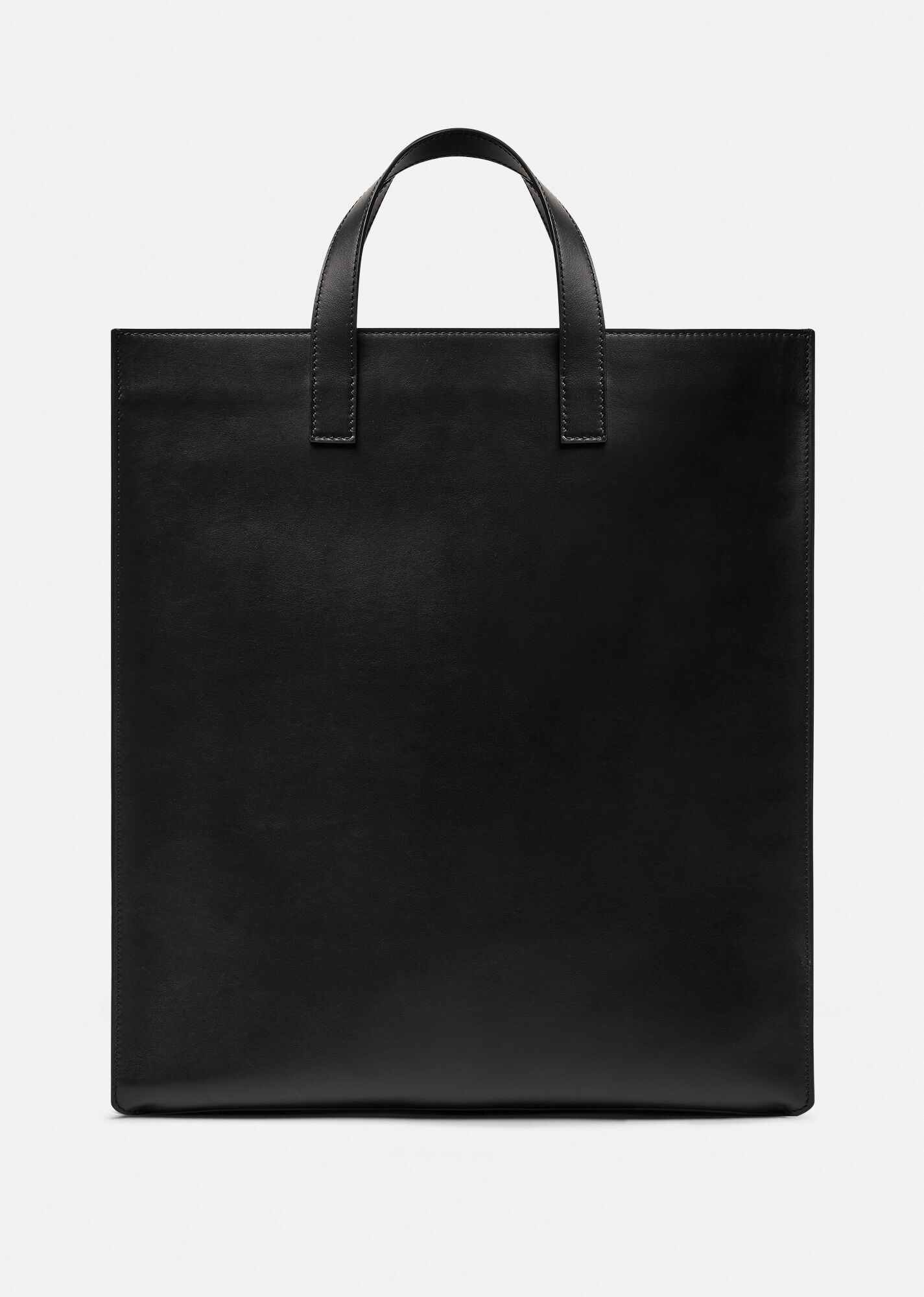 Medusa Stud Leather Tote Bag - 4