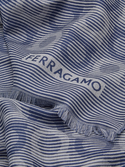 FERRAGAMO Gancini pattern scarf outlook