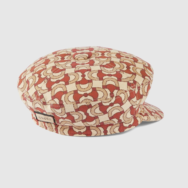 Reversible cotton jacquard beret 4