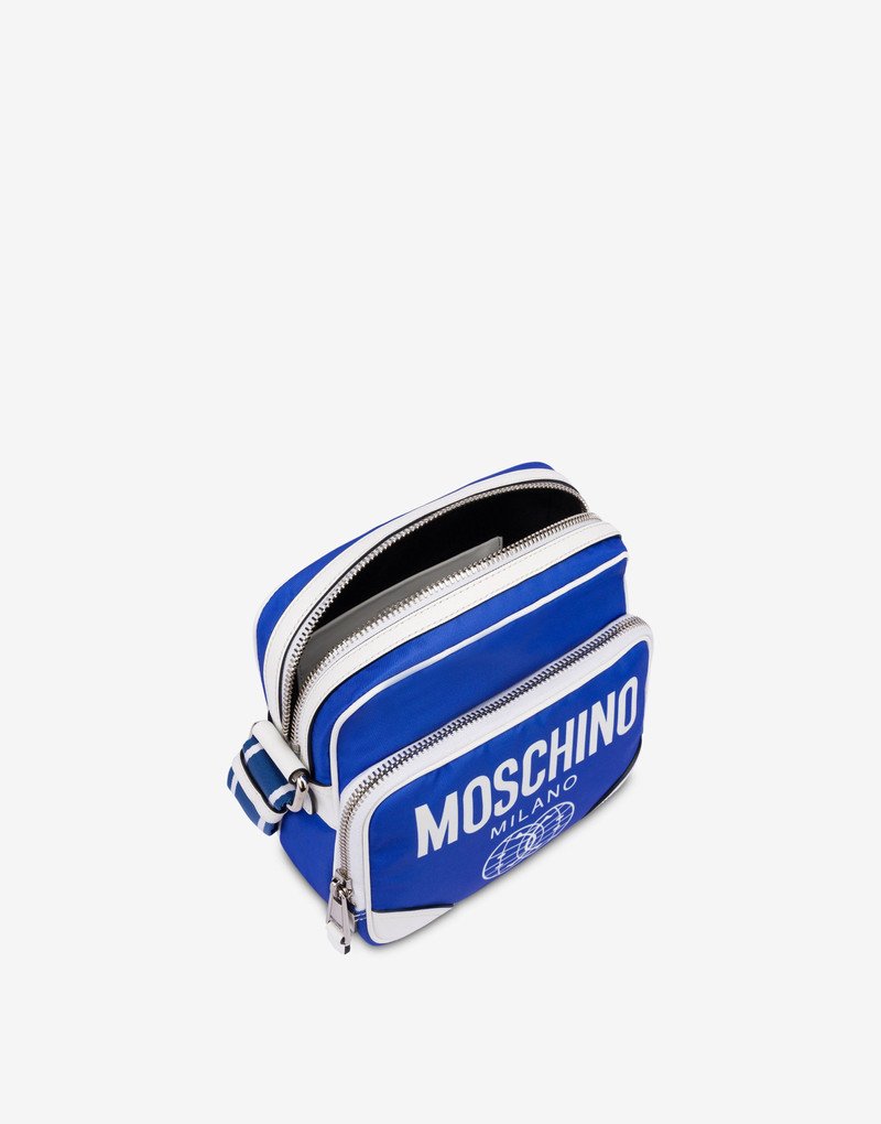 DOUBLE SMILEY® WORLD NYLON CROSSBODY BAG 3