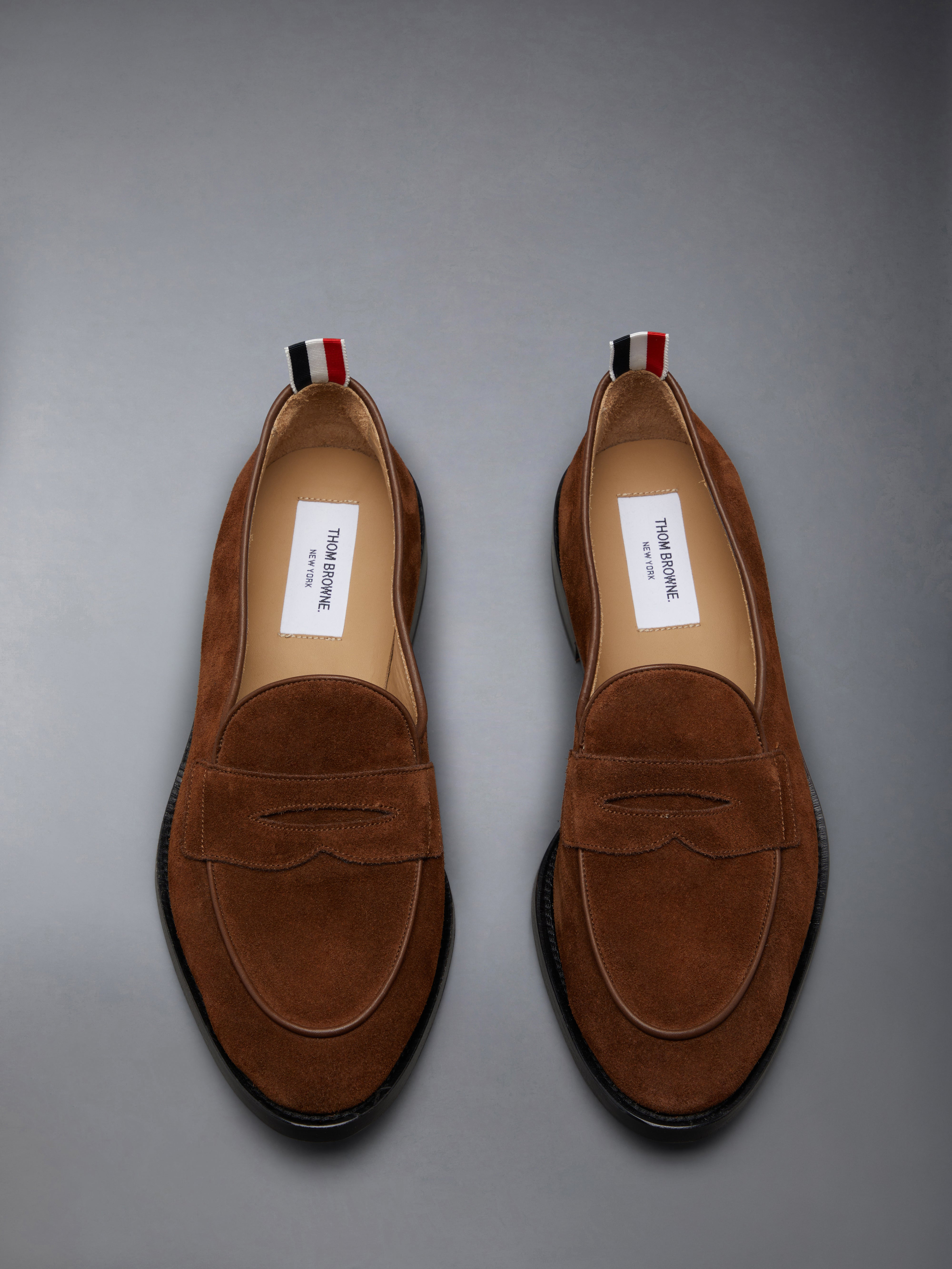 Suede Varsity Penny Loafer - 5