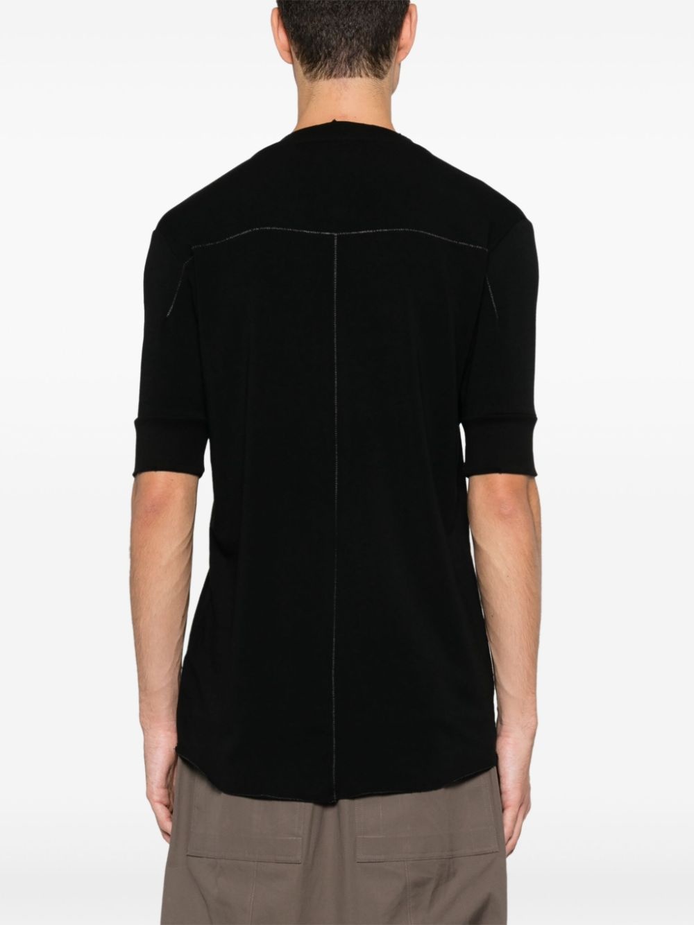 scar stitchings-detail T-shirt - 4