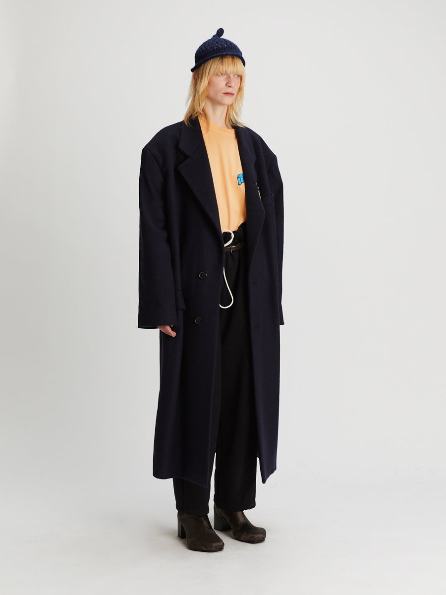 Vagabonda Big Coat Deep Blue - 3