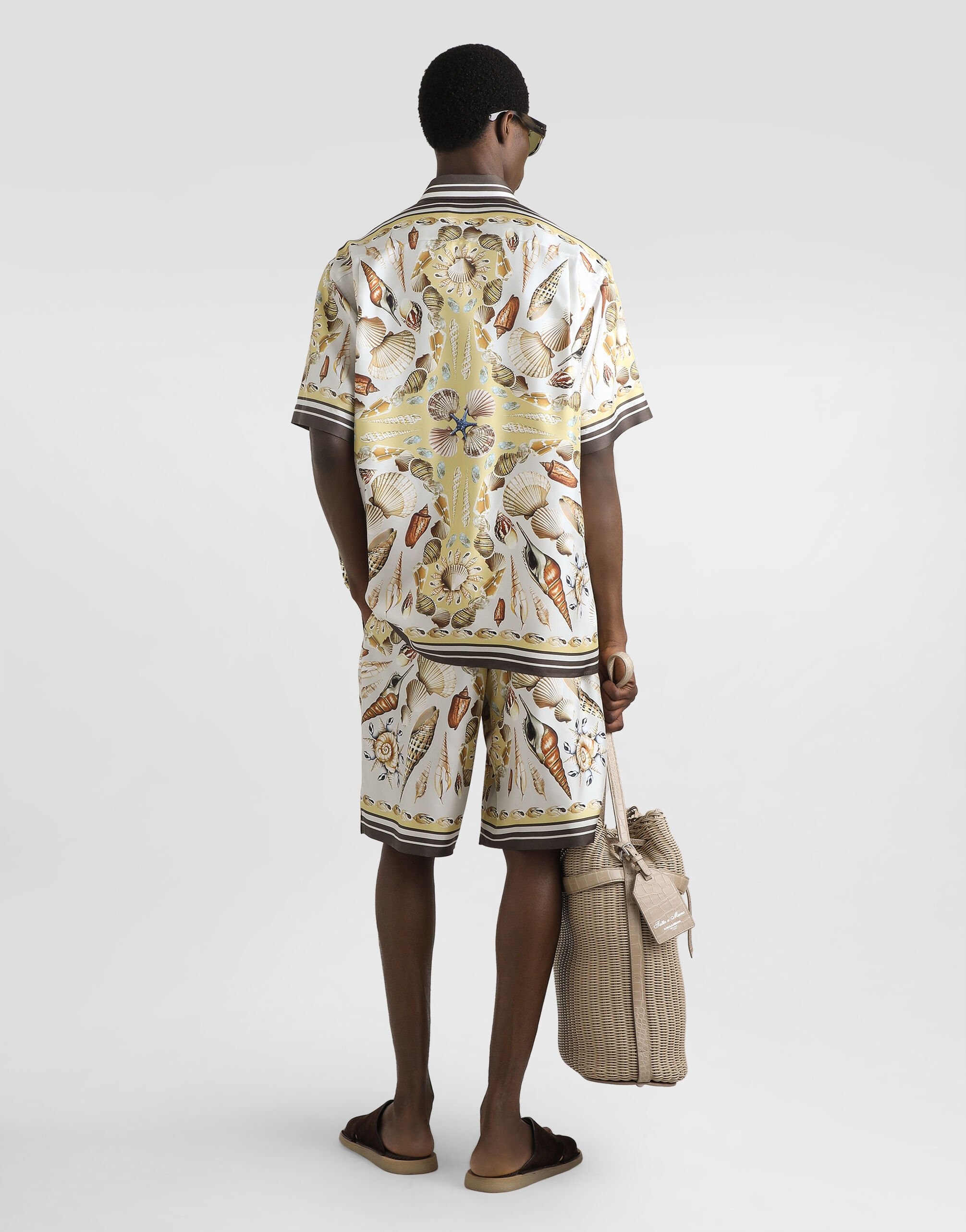 Printed hawaii silk twill shirt - 3