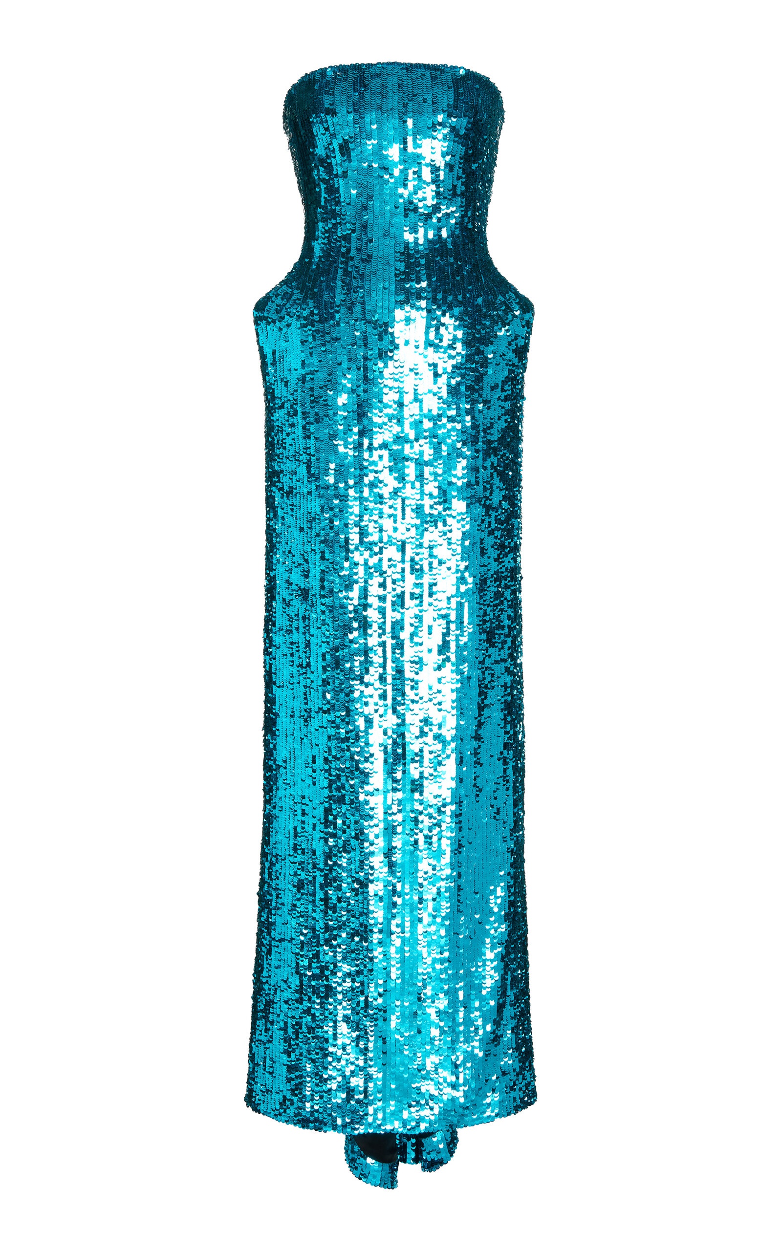 Hourglass Sequined Gown blue - 1