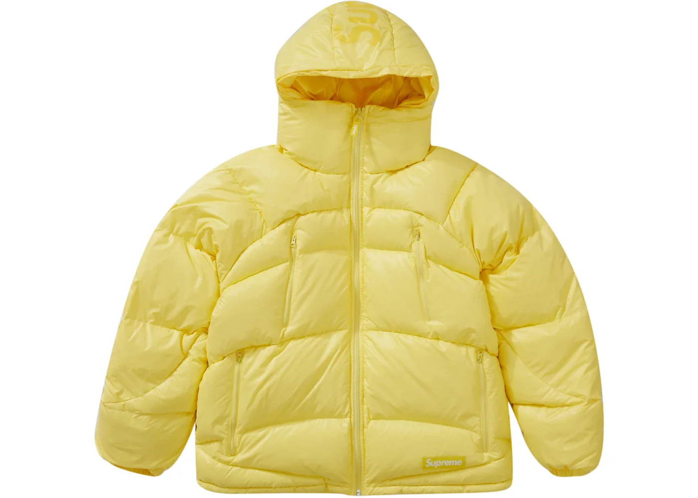Supreme Reversible Featherweight Down Puffer Jacket Yellow - 1
