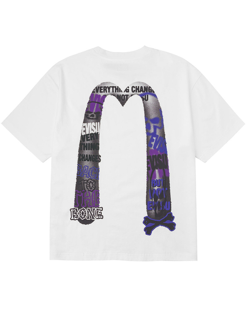 EVISU Graffiti-style Daicock Print Relax Fit T-shirt outlook