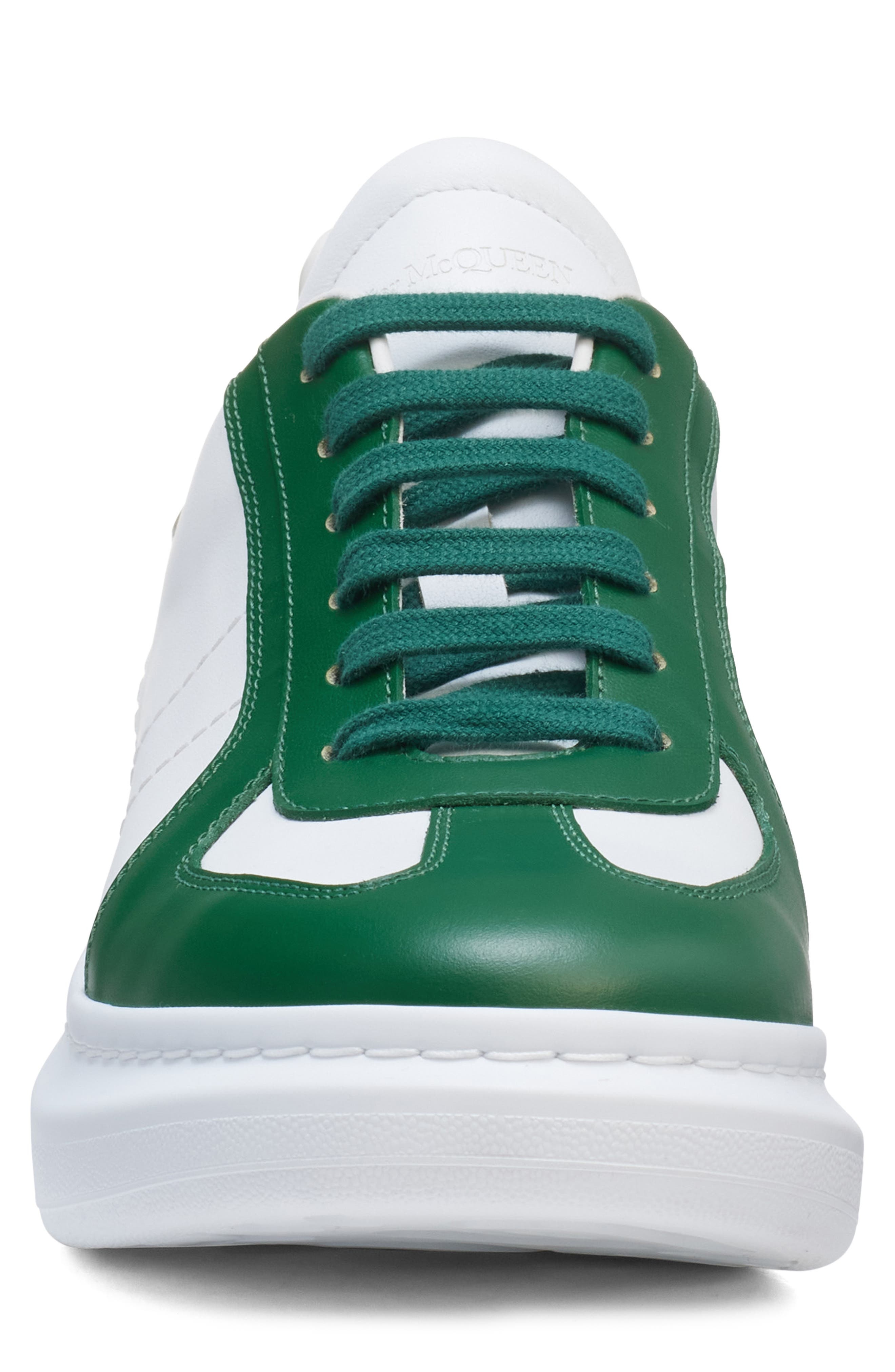 McQueen Retro Sneaker in White/green at Nordstrom - 4