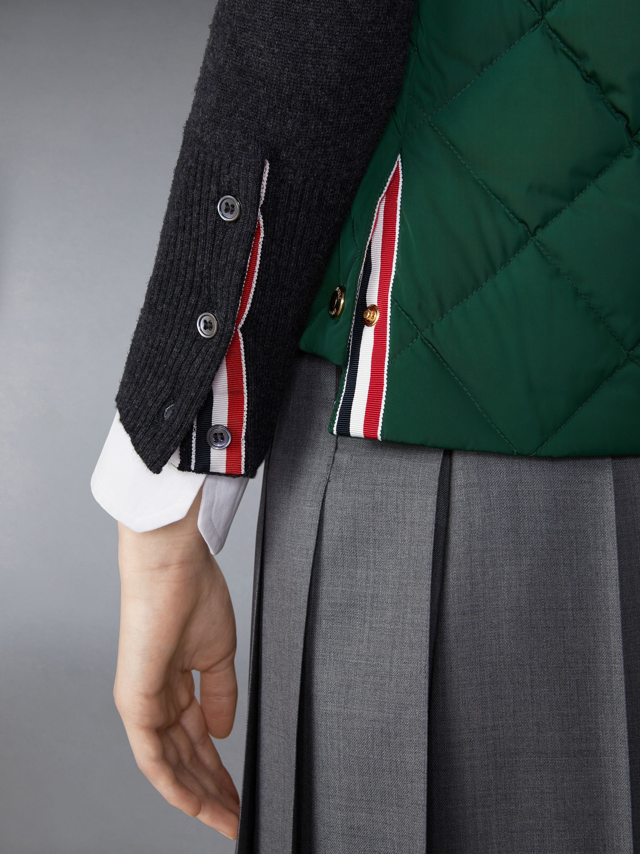 Poly Twill Down Quilted Classic Vest - 5