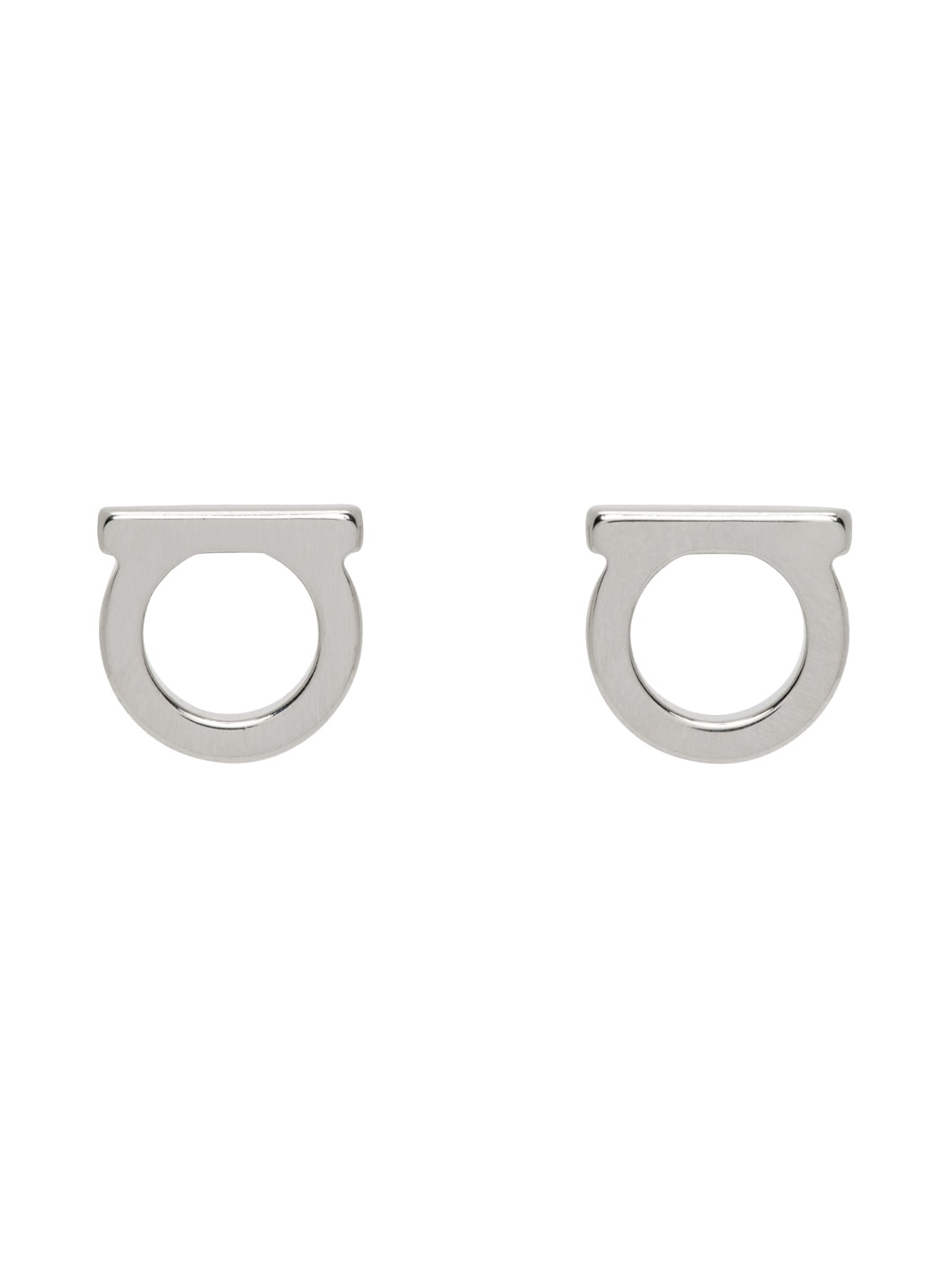 Silver Gancini Pearl Earrings - 1