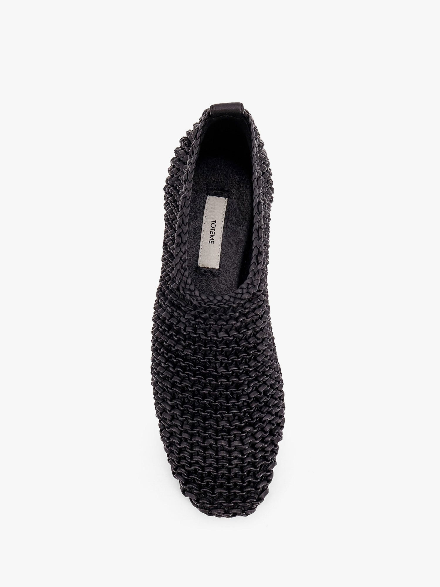 Interwined Leather Ballerinas - 4