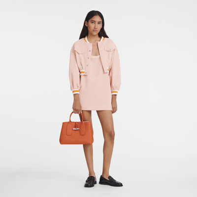 Longchamp Roseau M Handbag Orange - Leather outlook