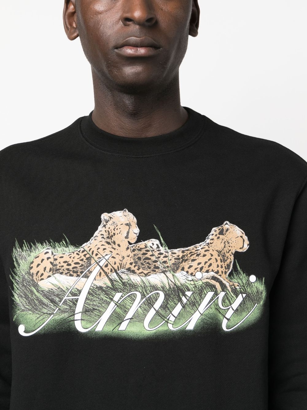 Cheetah print sweatshirt sales