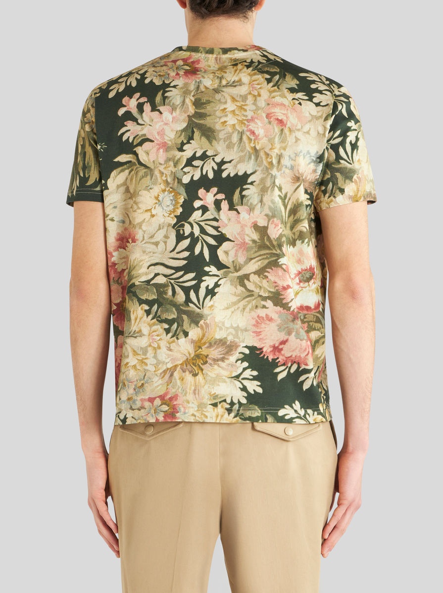 FLORAL PRINT T-SHIRT - 4