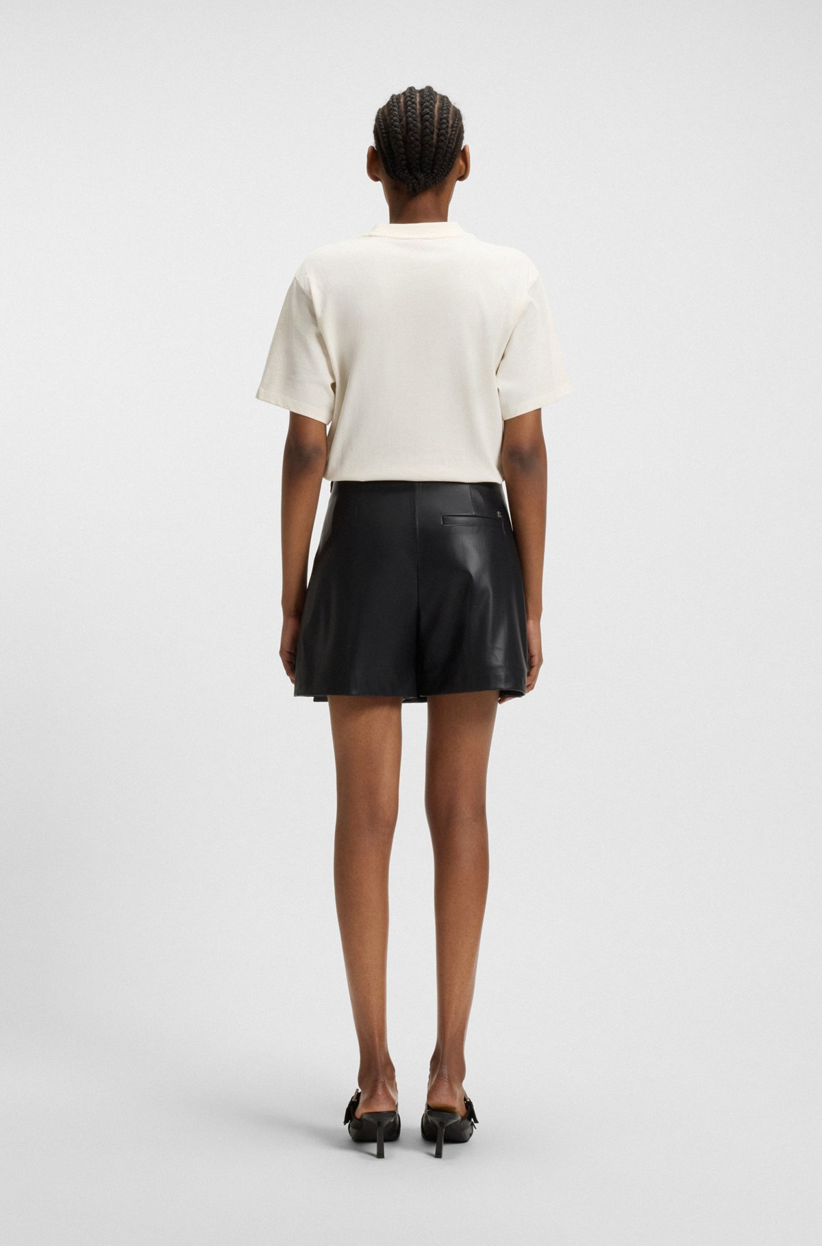 RELAXED-FIT T-SHIRT IN COTTON JERSEY WITH EMBROIDERED MONOGRAM - 4