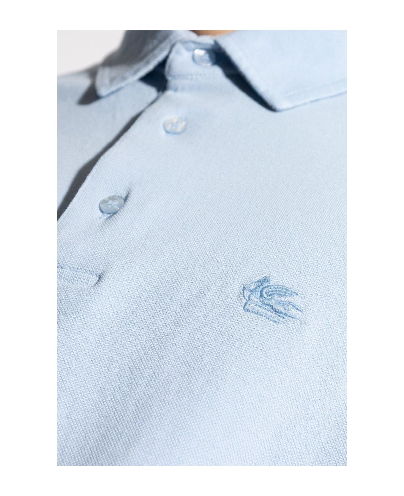 Logo Embroidered Polo Shirt - 4