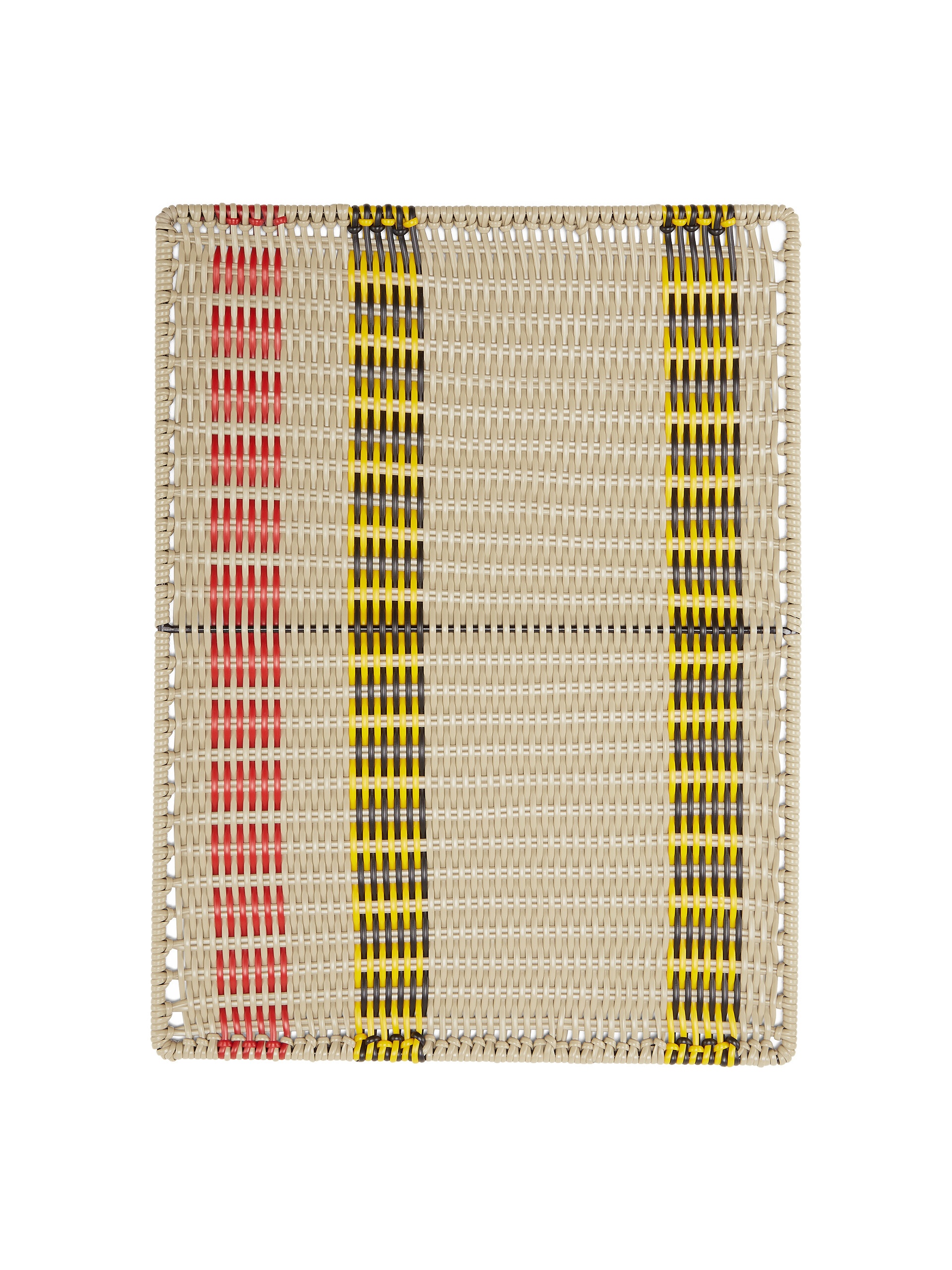 MARNI MARKET RECTANGULAR PLACEMAT WITH MULTICOLOR STRIPED MOTIF 2