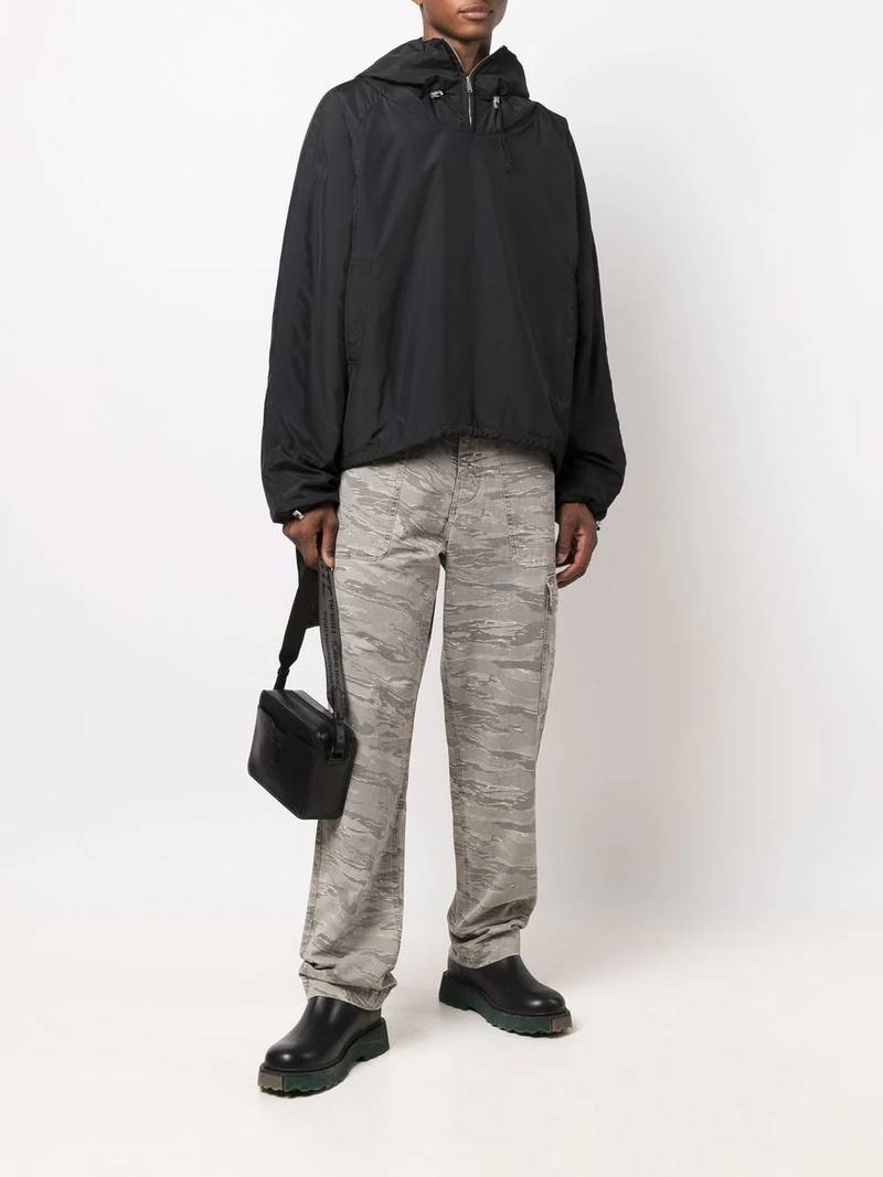 424 pullover hooded windbreaker jacket outlook