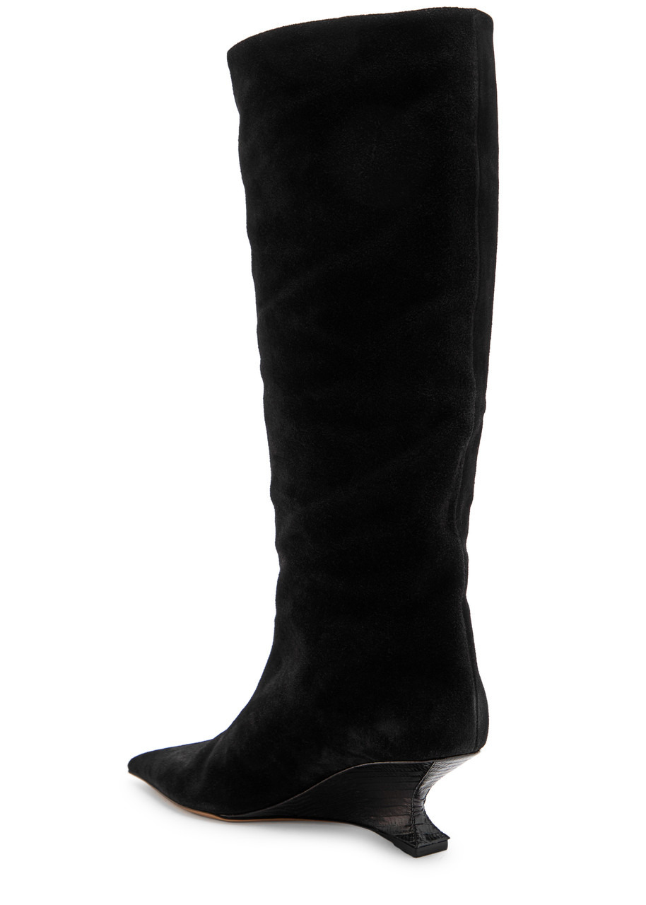 Paris Texas Nina 50 Suede Knee-high Boots - 2