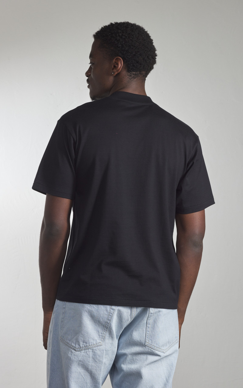 SUVIN SUPIMA TUBE TEE LIGHT BLACK - 3