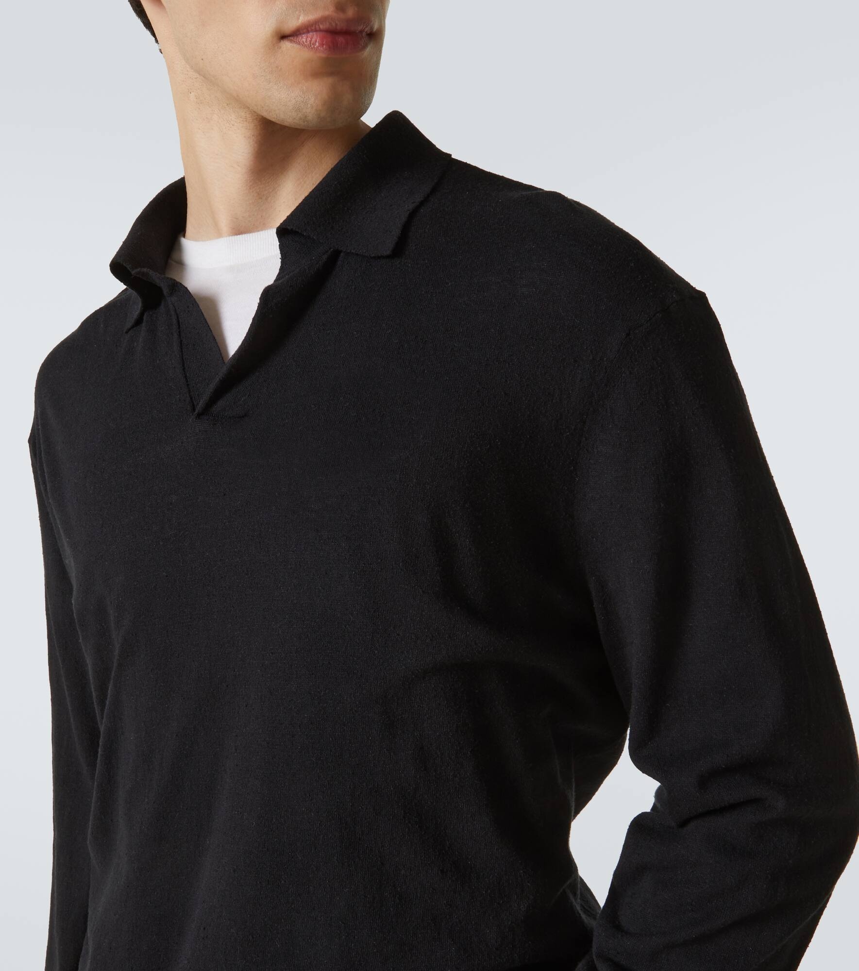 Stafford silk polo shirt - 6