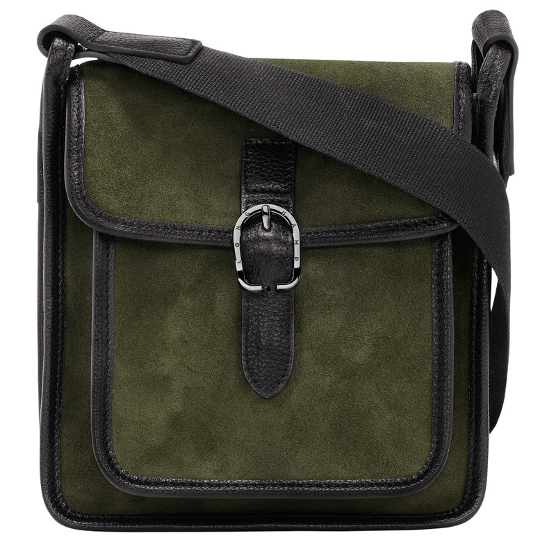 Le Foulonné S Crossbody bag Khaki - Leather 1