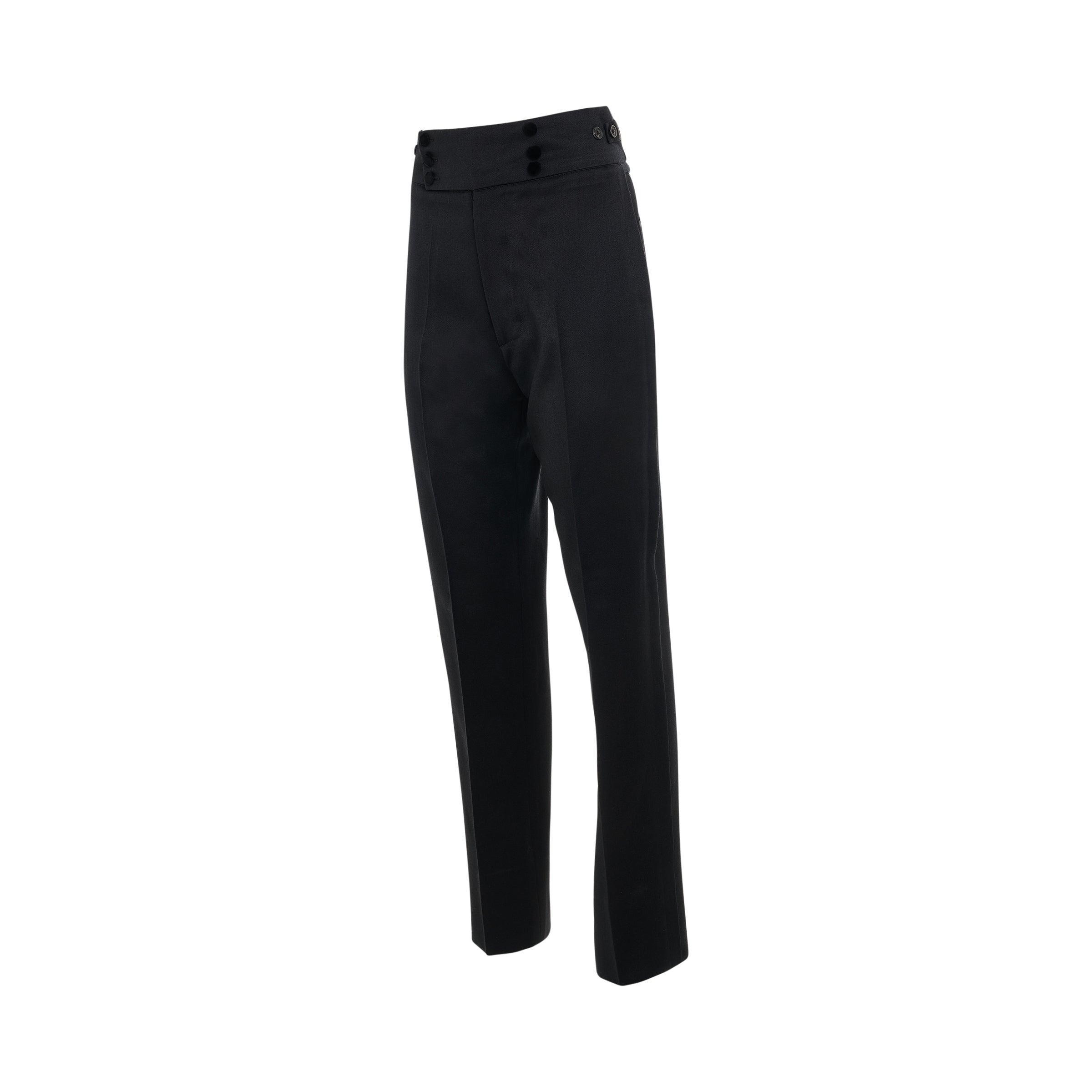High Waist Pants in Black - 2