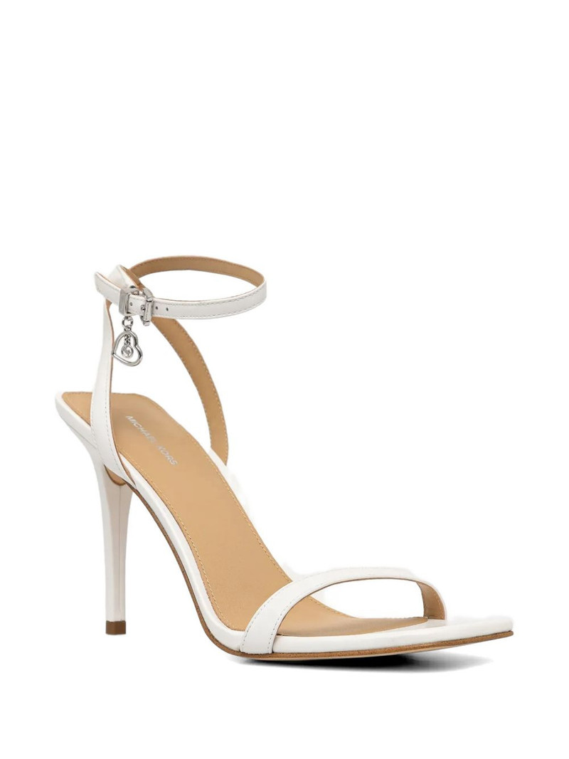 MICHAEL KORS Liana ankle-strap logo-charm sandals outlook