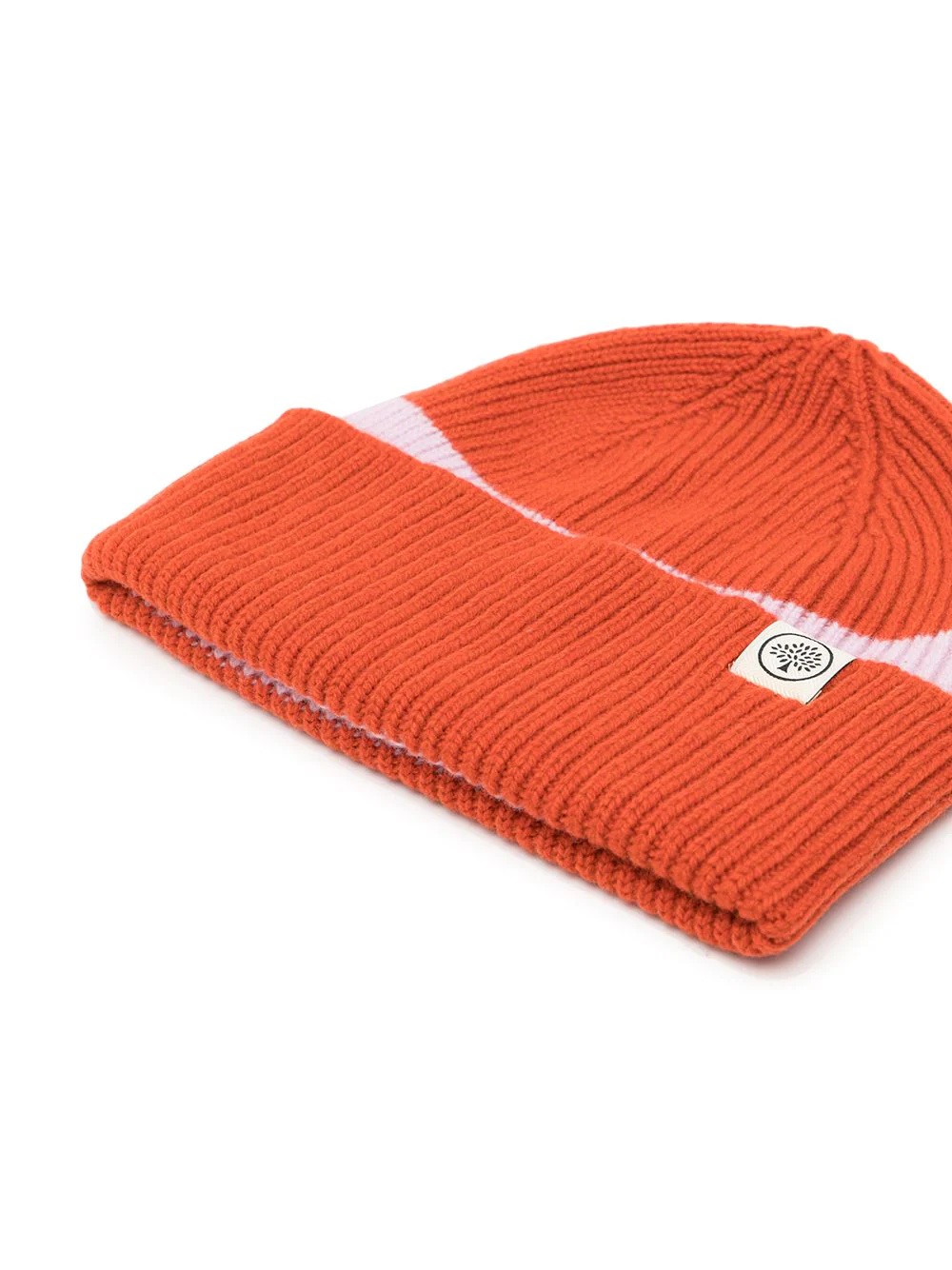 colour-block ribbed knit beanie - 2