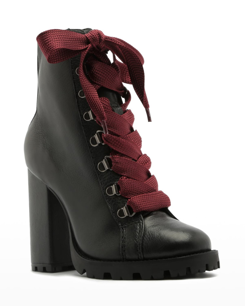 SCHUTZ Zara Lace-Up Boots outlook