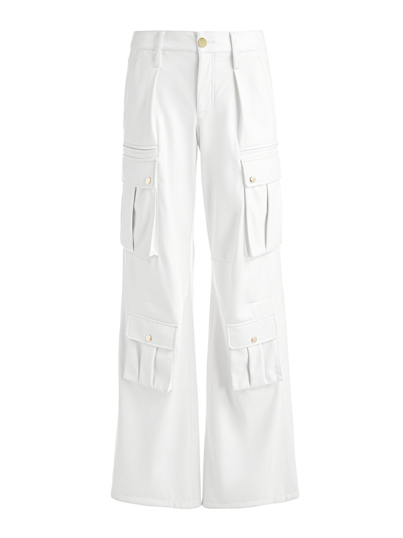 JOETTE VEGAN LEATHER CARGO PANT 1