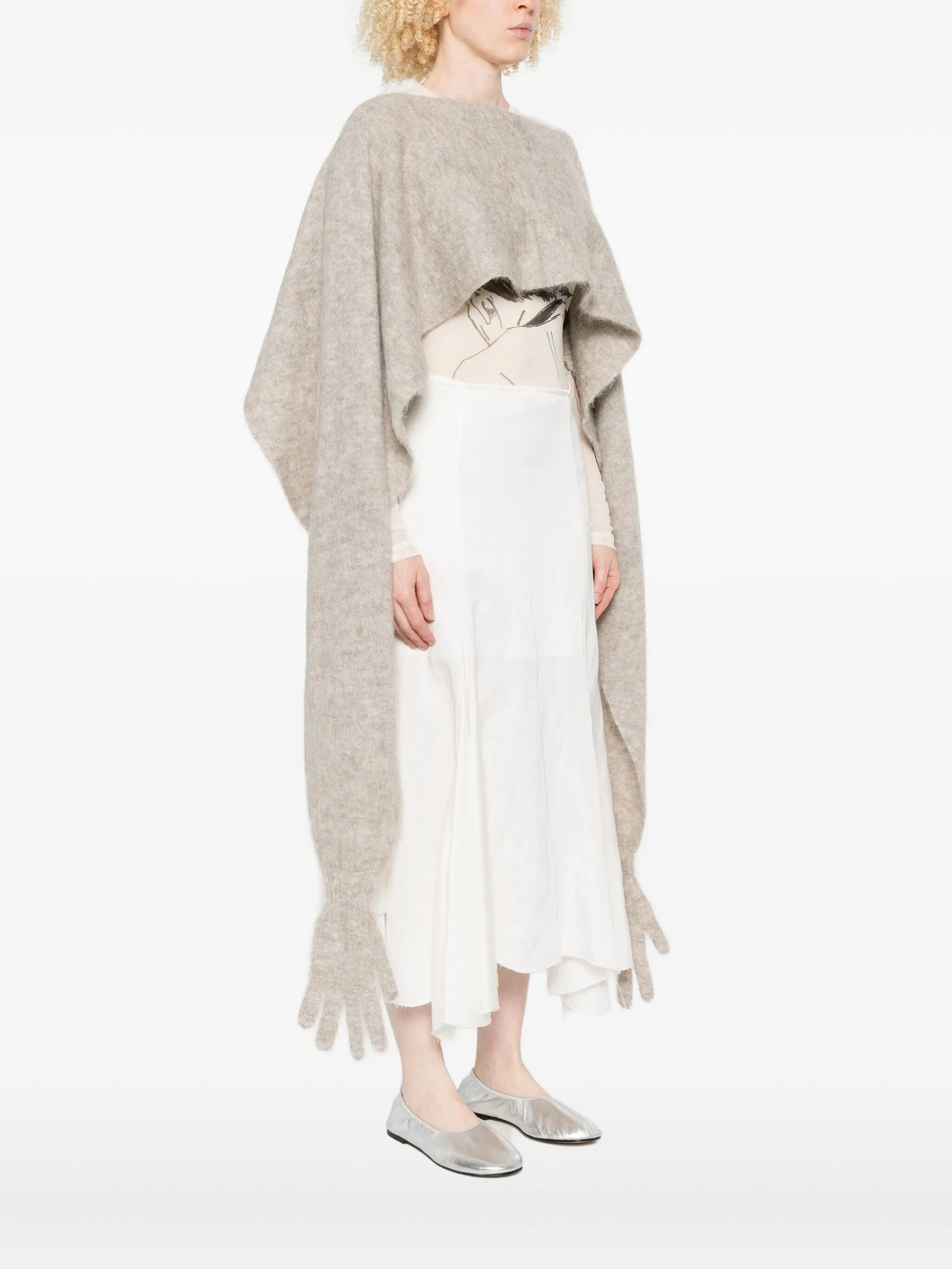 Moschino Brushed-finish Cape - 3